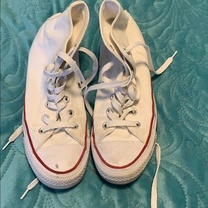 White high top converse